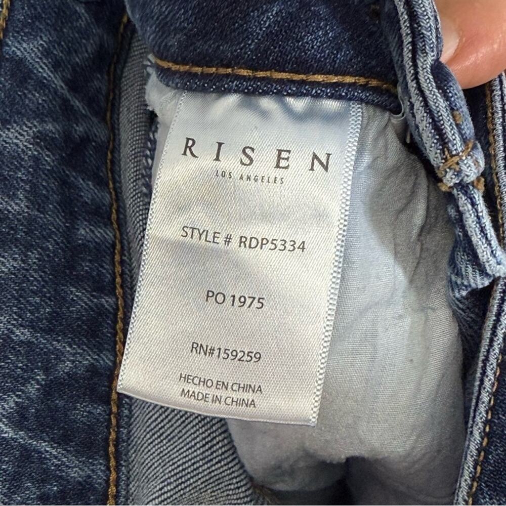 Risen Jeans, Crossover Classic Blue Straight Leg Women's Jeans. Size 13/31. - Picture 5 of 6